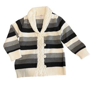 NWT Gymboree Striped Shawl Collar Cardigan
